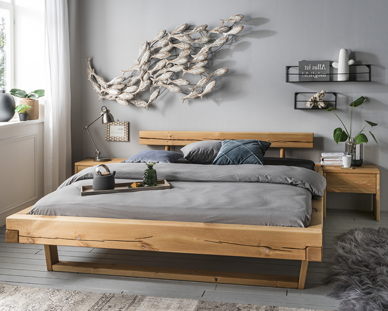 Grenen balkenbed Kingsley