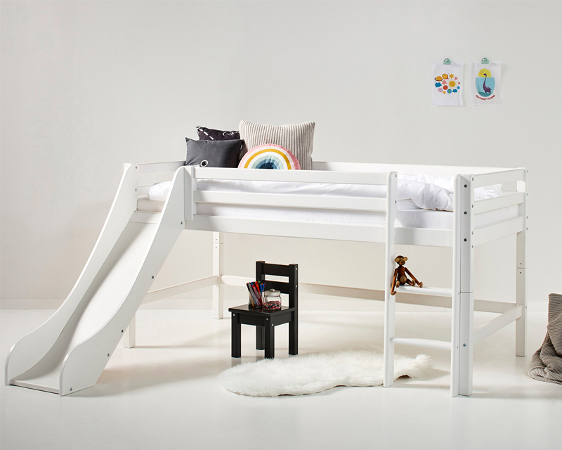Bed met glijbaan kids