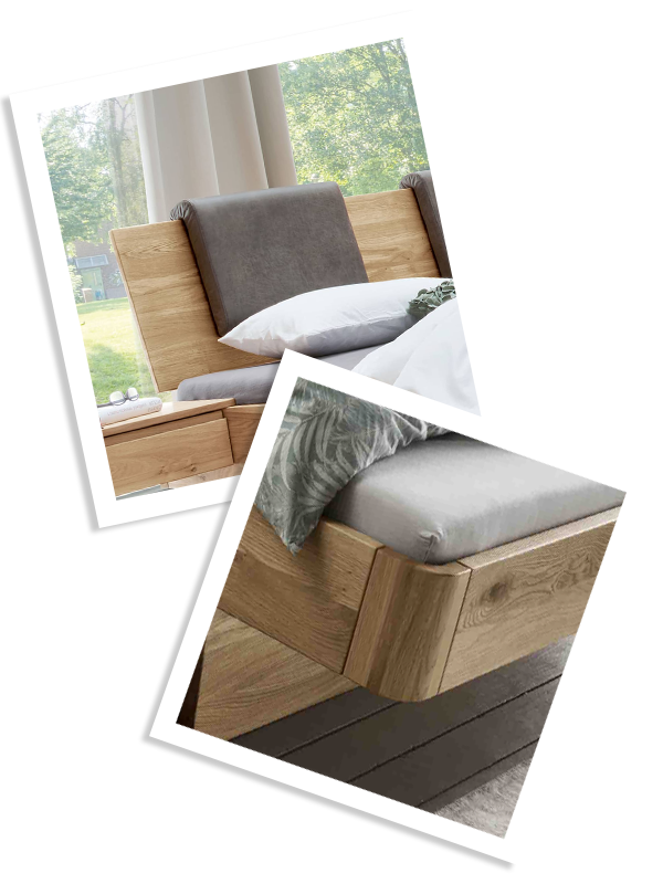 Massief houten bed Vancouver