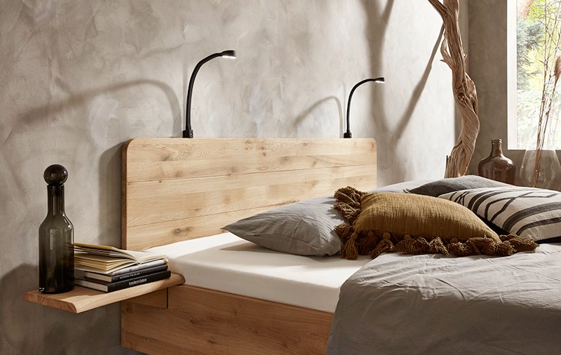 lokaal Depressie Gespecificeerd Tweepersoons houten bed (massief eiken) | Funen | Bedroomshop