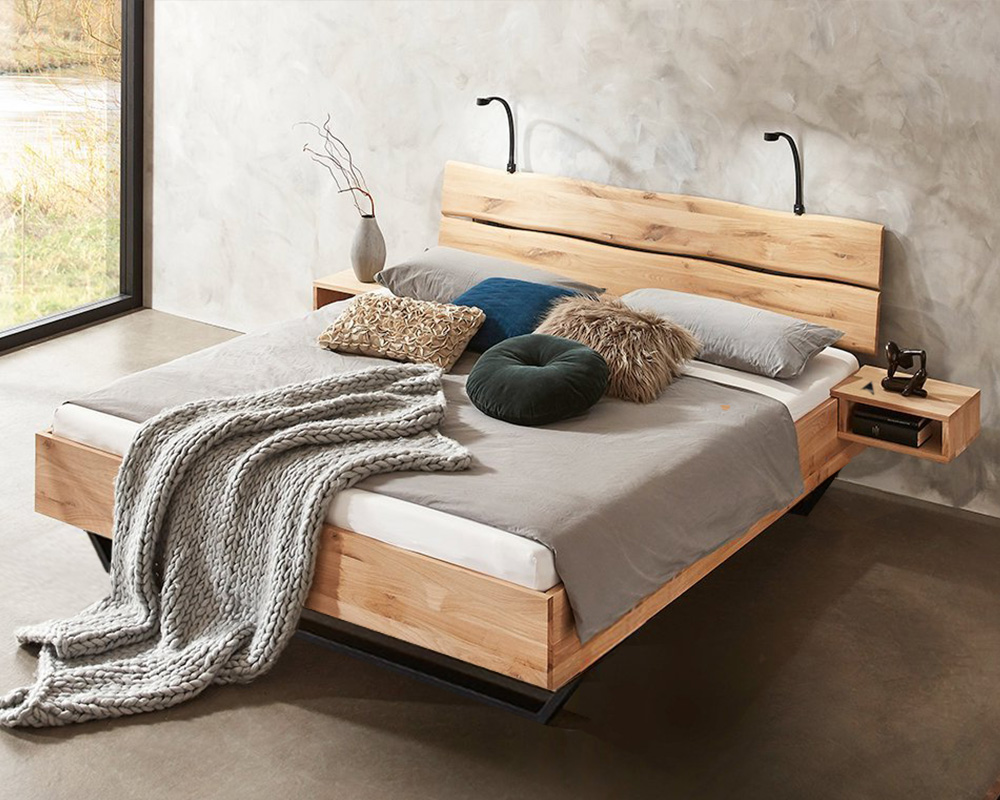 zweep bouwer iets Tweepersoons houten bed » Sula » GRATIS thuisbezorgd!