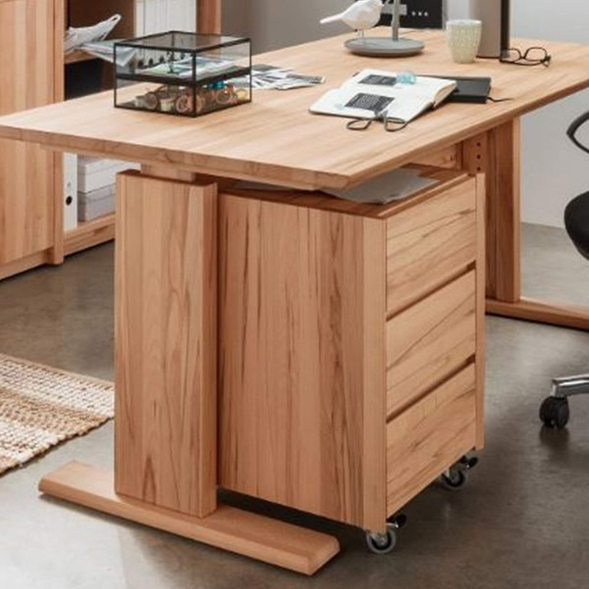 Verstelbaar bureau hout