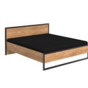 Industrieel bed 2 personen