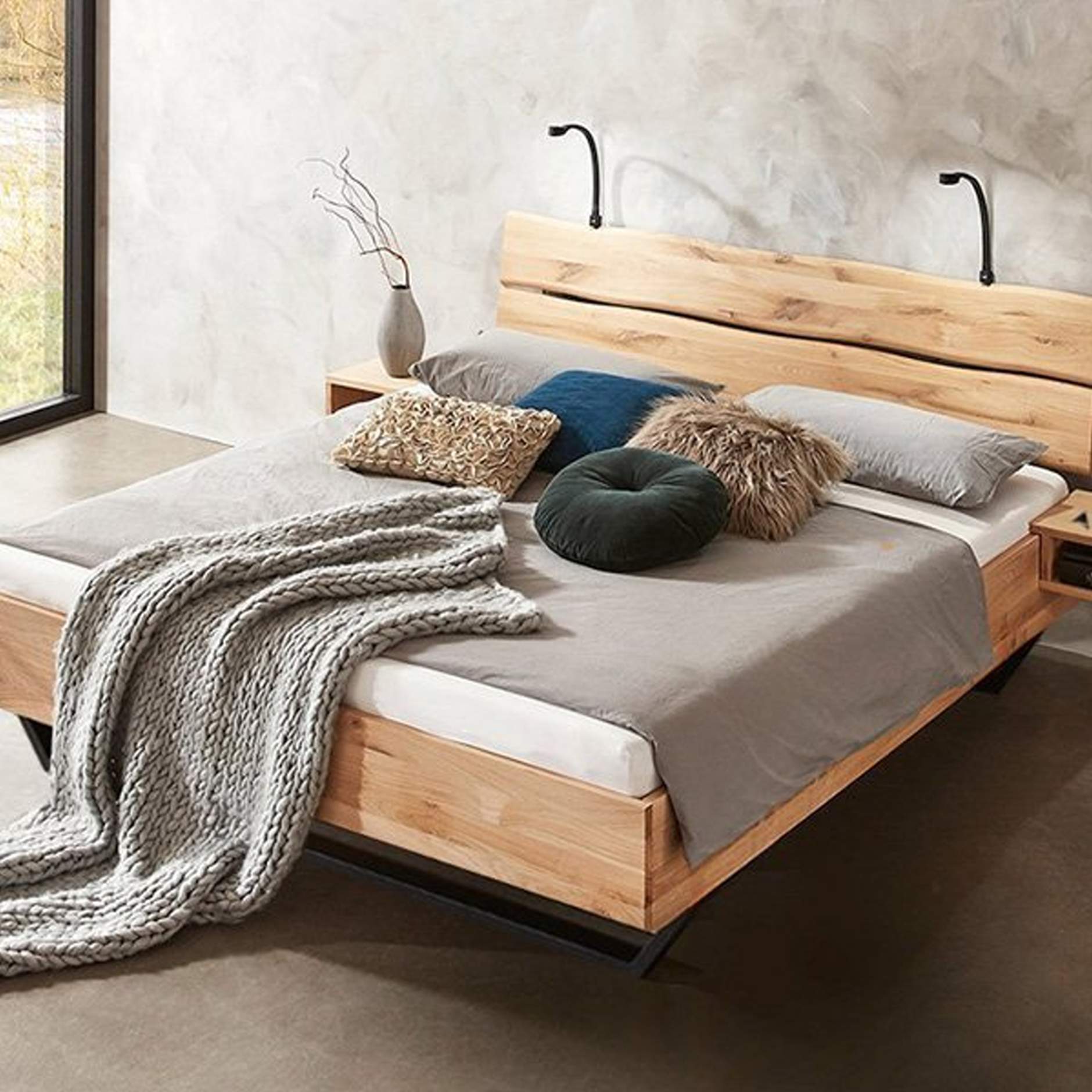 Houten bed 140x210