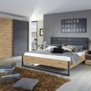 Tweepersoonsbed Malmo Artisan eiken