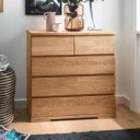 Commode massief eiken