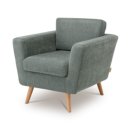 Slaapkamer fauteuil groen