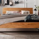 Massief houten bed Tucson voeteneinde